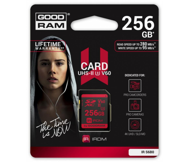 GOODRAM 256GB SDXC UHS-II U3 zapis 95MB/s odczyt 280MB/s - 377406 - zdjęcie 2